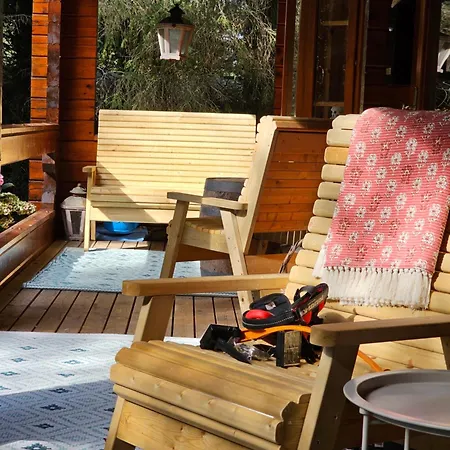 Forest Log - Ireland Campsite